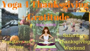 Outdoor Yoga for Thanksgiving and Gratitude at the Waterfall + Yogi Potluck 8th Annual!