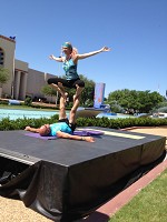 Red Tent of Divine Sight~ Acro Yoga with Lisa Ware @ Yoga 4 Love Studio Cabin